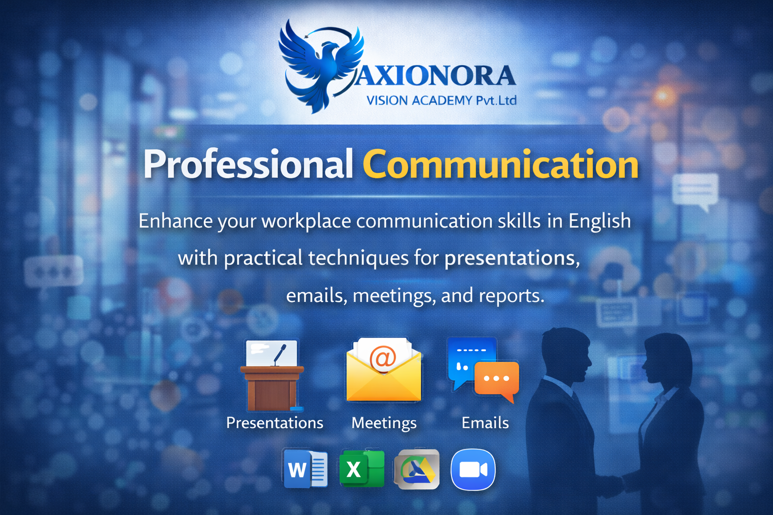 Professional communication training for internships